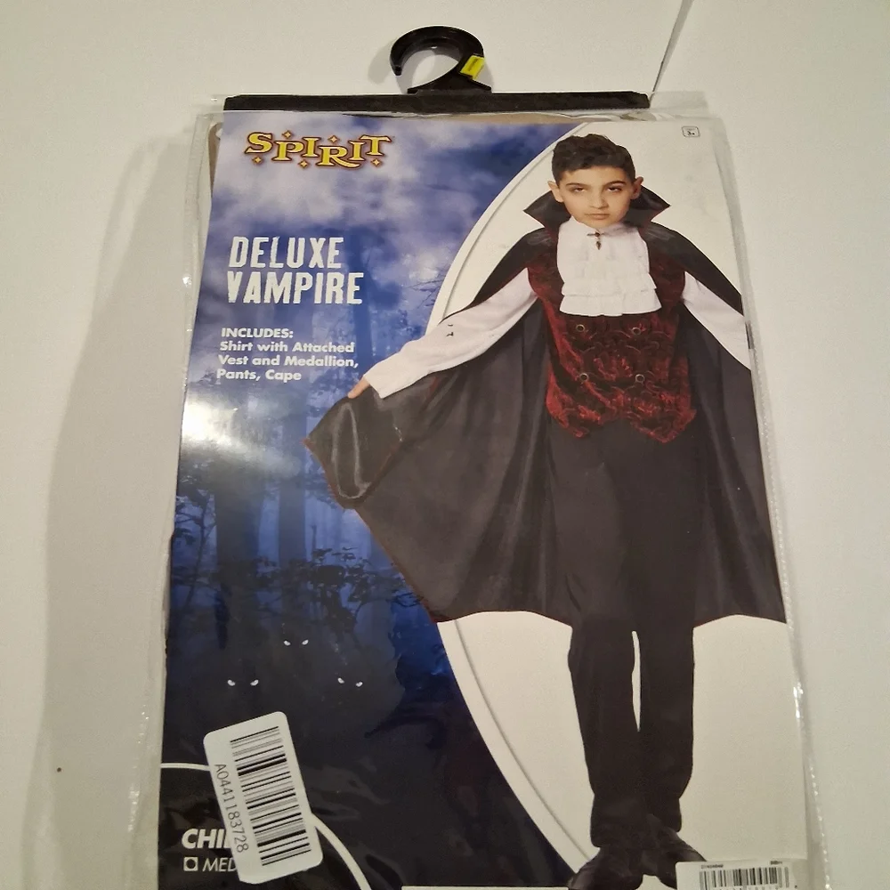 Spirit Child Medium 8-10 Deluke Vampire Halloween Costume - Picture 3 of 16